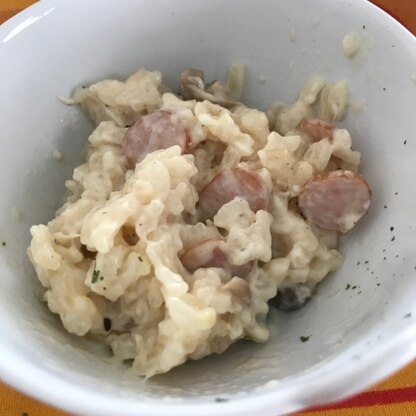 ウィンナーで作りました♪牛乳消費できて美味しくできました！